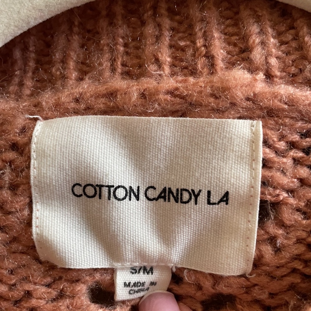 Cotton Candy LA knit cozy π peachy sweater - Picture 6 of 8